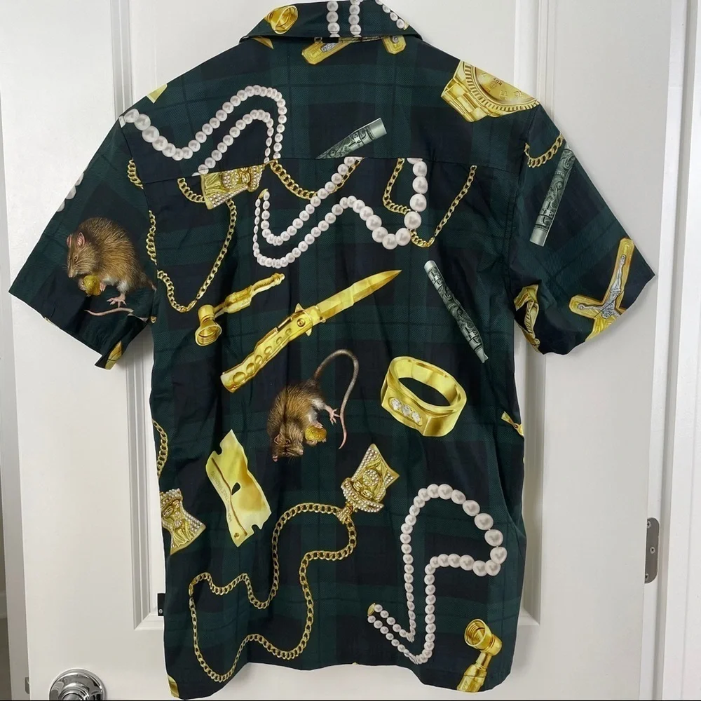 HUF Men’s Button Down Shirt Size S